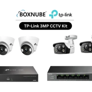 TP-Link VIGI 3MP Full HD 4 Camera Kit Bundle | 2 x VIGI C330, 2 x VIGI C430, 1x 4 Channel NVR, 1x 4 Port PoE Switch | Ideal for shops, small offices