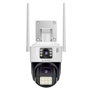 SECUREYE Defender-DUO-AlarmPRO 4G Smart Dual Lens Linkage Outdoor PT Camera S-SSD-PTZ7 Security Camera