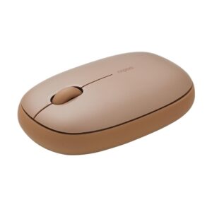 RAPOO M650 Bluetooth Multi-Device Silent Mouse, Dual Mode Bluetooth + 2.4G Wireless Mouse, 9 Months Battery Life, Switch up to 3 Devices, 3-Year Warranty - Brown