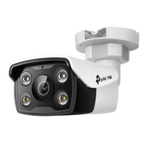TP-Link VIGI C350 6mm Lens Smart Outdoor Security Bullet Network Camera | 5MP HD Full-Color | Smart Video Enhancement | Waterproof IP67 | H.265+ | Smart Detection| PoE/12V DC CCTV | ONVIF