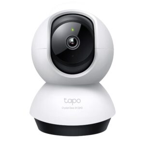 Tapo C220 Pan/Tilt Smart AI 2K 4MP QHD 1440p Home Security Wi-Fi Camera| Alexa & Google Assistant Enabled |Night Vision|Two-Way Audio| Motion Detection