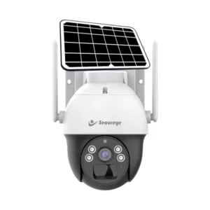 Secureye S-CWC100 4MP IP Outdoor 4G Solar PT Camera With Color Vision