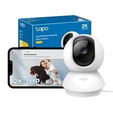 Tapo C210 Pan/Tilt Smart AI 2K 4MP QHD 1440p Home Security Wi-Fi Camera| Alexa & Google Assistant Enabled |Night Vision|Two-Way Audio| Motion Detection