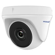 Prama PT-HTC700E-ITP 2MP HD Analog Turret CCTV Camera with white plastic body