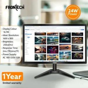 PETECH Frontech 19 inch monitor for desktop and CCTV
