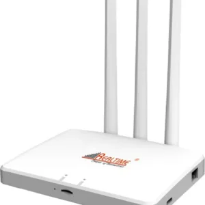 Realtime W8+ 4G Router with three antennas and LAN ports